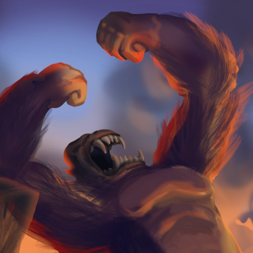 Giant ape